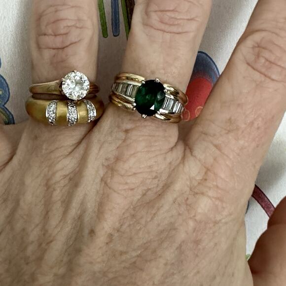 14k Tourmaline And Diamond Ring W/Appraisal - Picture 15 of 16